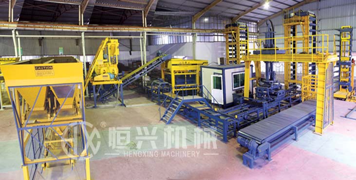 全自動(dòng)砌塊成型(xing)機生産線(xiàn)