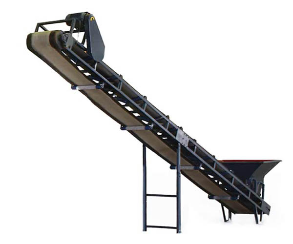 平皮帶(dai)輸送機